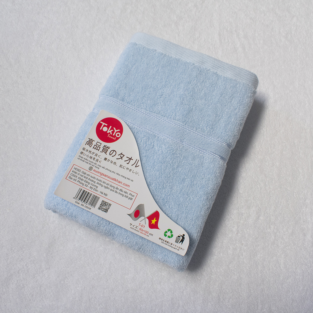 khan tam tokyo towel 50x100 xanh ngoc